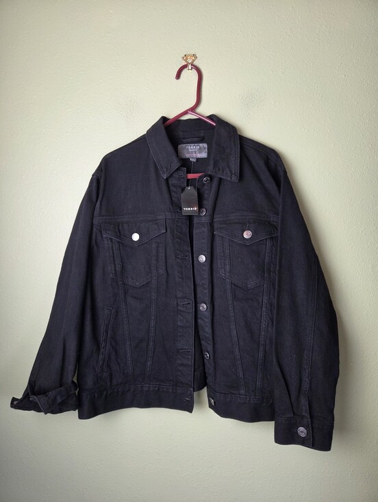 torrid Jackets & Blazers - NWT - Torrid Black Denim Jacket Size 12